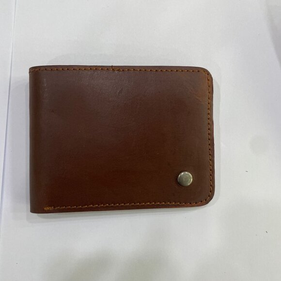 Bifold Wallet - Vegetable Tanned Leather Cognac - Picture 3 of 4